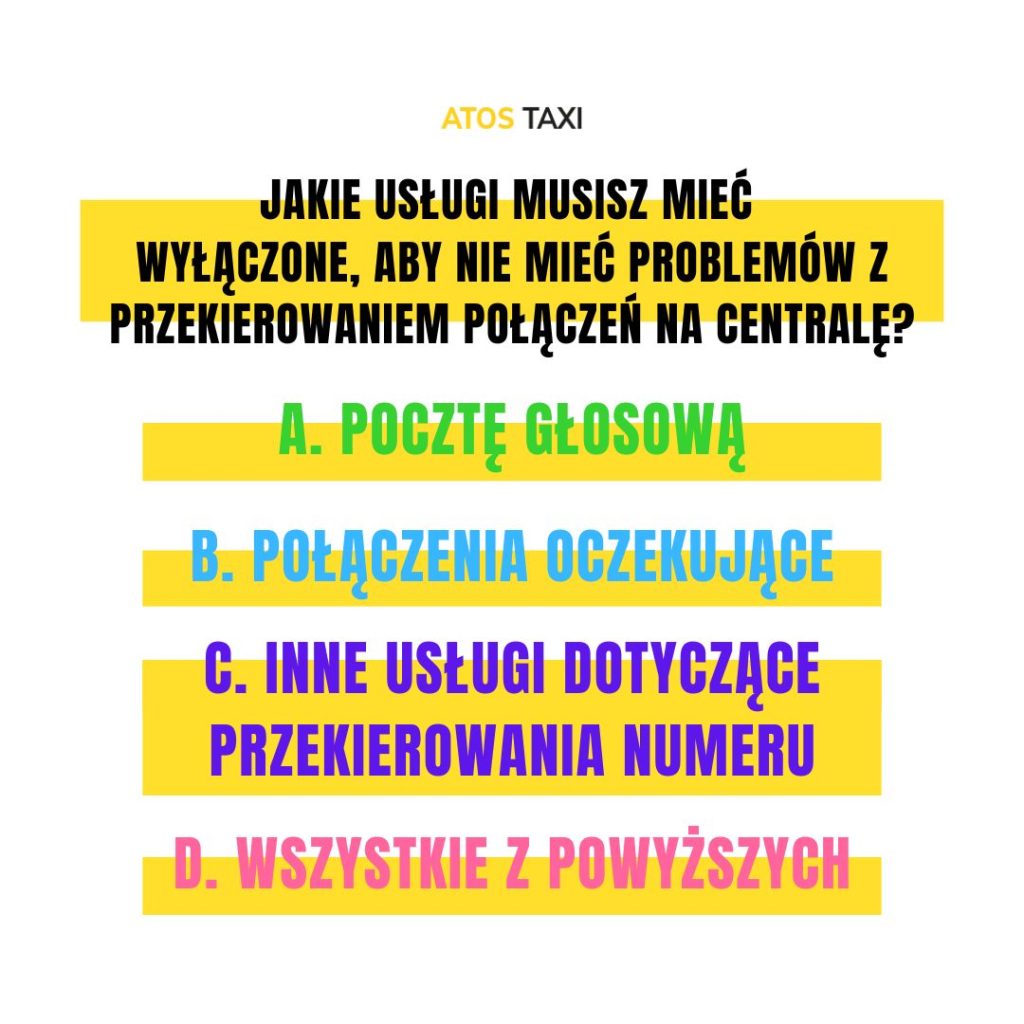 Jakie usługi musisz mieć WYŁĄCZONE, aby nie mieć problemów z przekierowaniem połączeń na centralę?