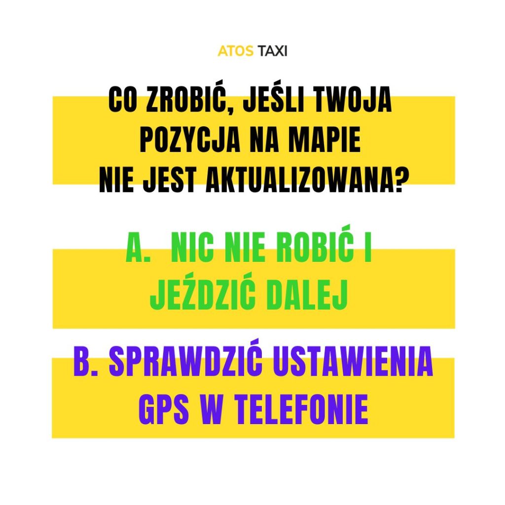 Co zrobić, jeśli Twoja pozycja na mapie nie jest aktualizowana?