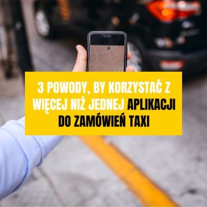 aplikacja do zamówień taxi na smartfonie - uber, bolt, tradycyjna taksówka
