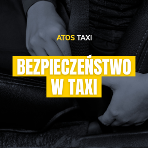 Kierowca za kierownicą samochodu – bezpieczna praca w taxi